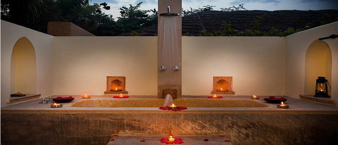 Detox Bath - Age Veda Spa, Khem Villas, Ranthambore