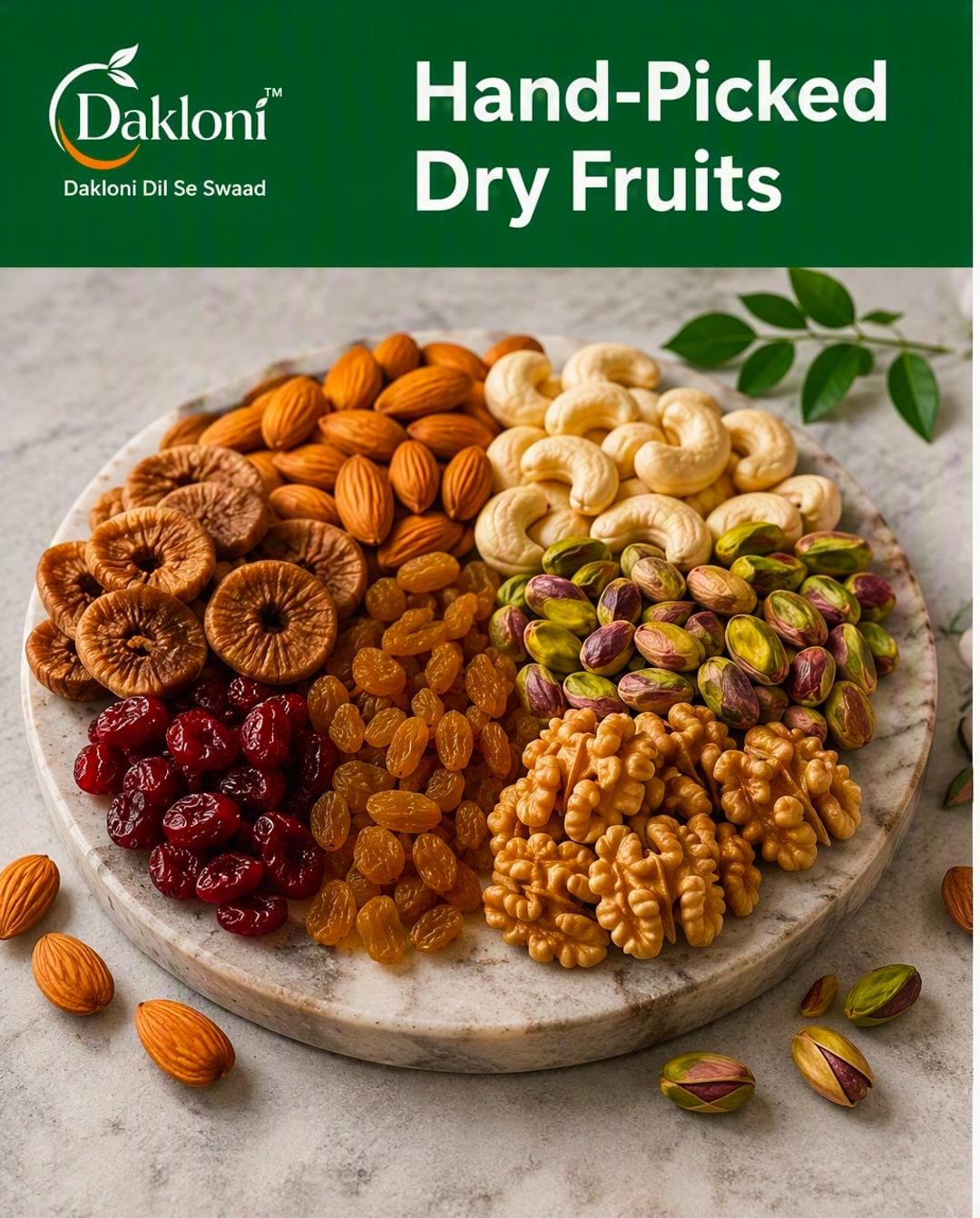 Dakloni hand-picked dry fruits — coming soon